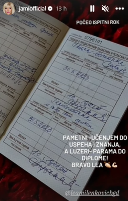 Jasna Milenković Jami, objava