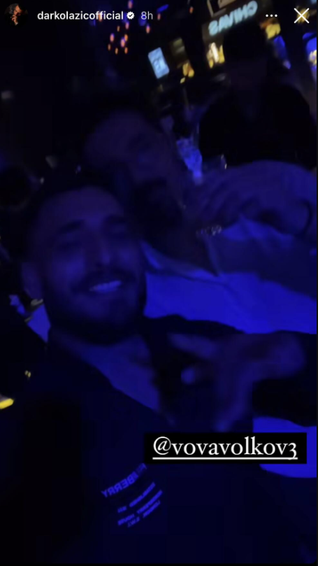 darko lazić i noćnom klubu sa fudbalerom