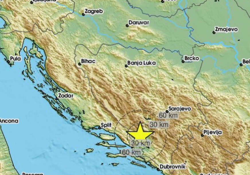 zemljotres u hercegovini 