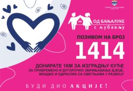 Podršku pružile i poznate ličnosti: Pozovite 1414 i DONIRAJTE 1KM za izgradnju kuće za zbrinjavanje osoba sa smetnjama u razvoju
