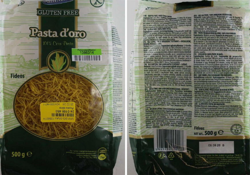 povučena tjestenina iz rumunije 