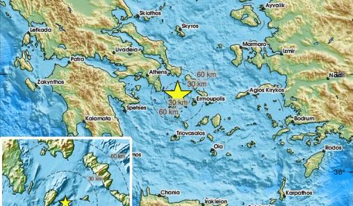zemljotres u Grčkoj i Crnoj Gori