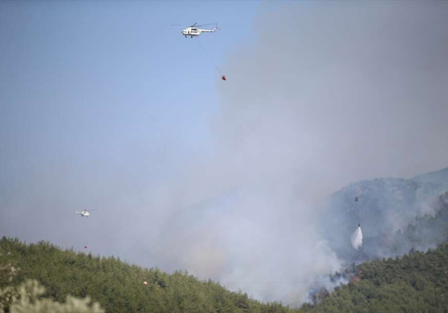 gašenje požara u Bodrumu