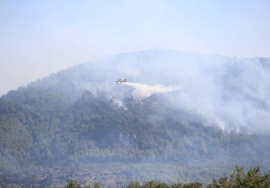 gašenje požara u Bodrumu
