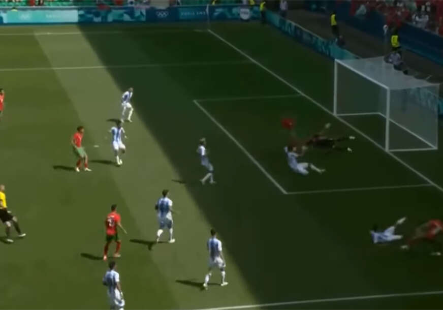 Maroko postiže gol protiv Argentine