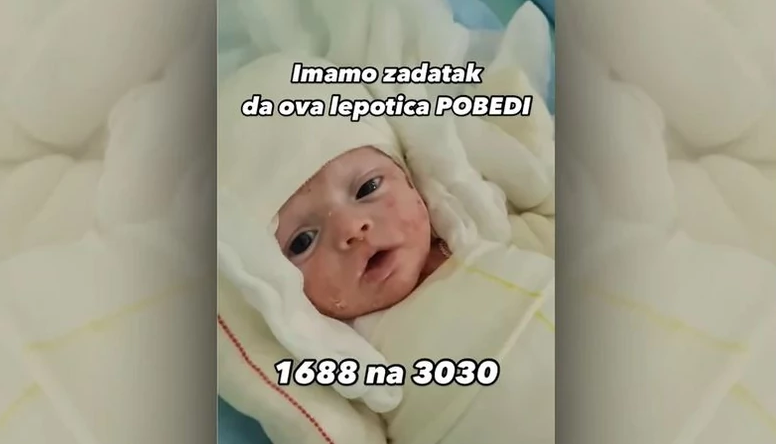 (FOTO) Njena koža je otvorena rana, sve je boli: Milan vozio bicikl 535 kilometara da bi pomogao bolesnoj bebi