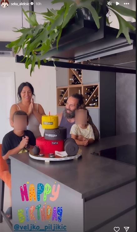 Muž Seke Aleksić slavi rođendan