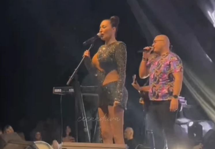 Ceca na koncertu u Ugljeviku 