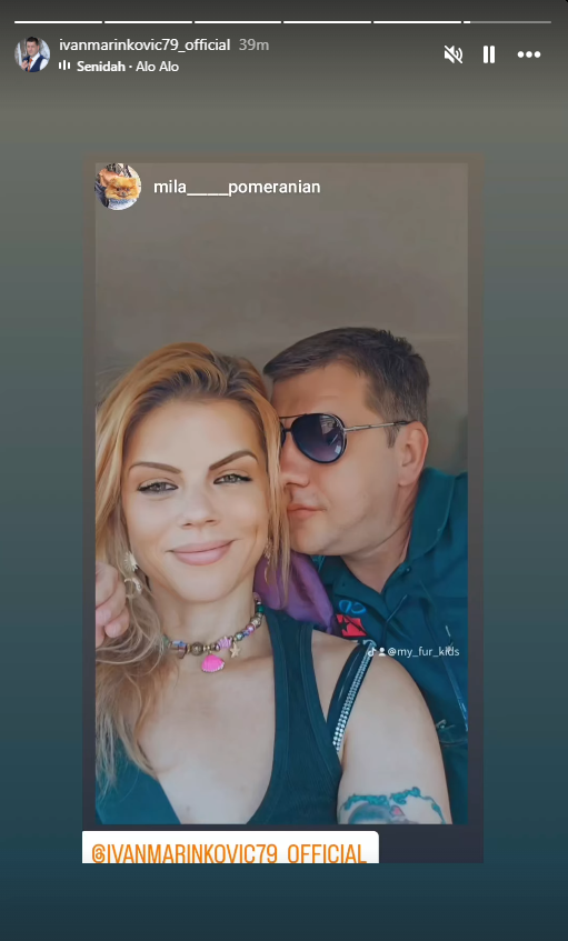 Ivan Marinković sa novom djevojkom