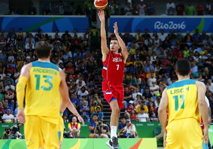 duel košarkaša Srbije i Australije