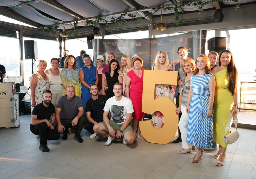 (FOTO) Sinonim za luksuz, udobnost i profesionalizam: 5. rođendan hotela Courtyard by Marriott Banja Luka