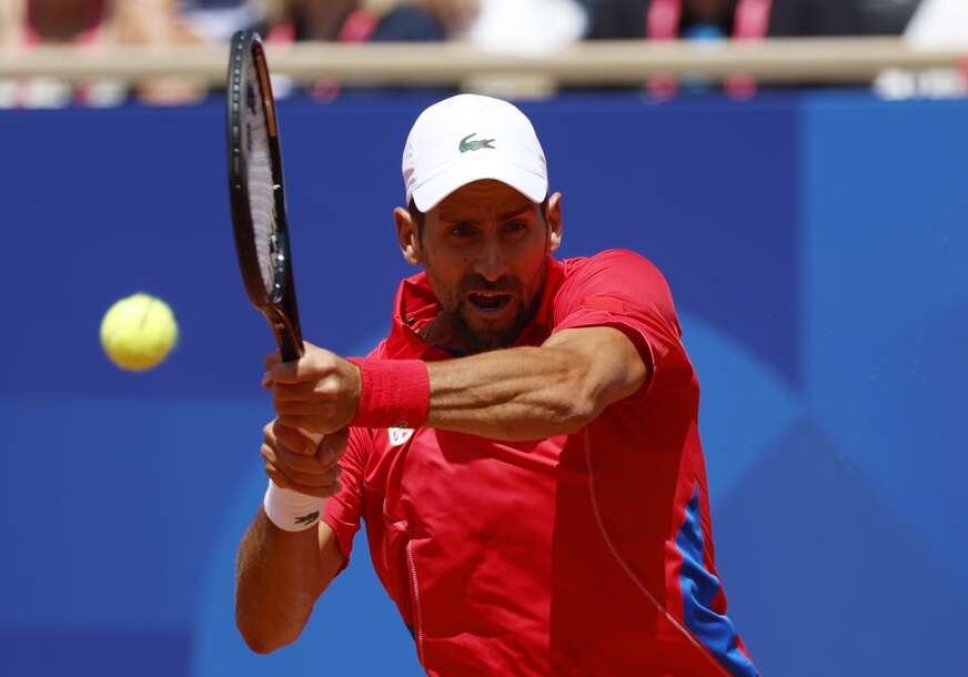 Novak Đoković tokom meča