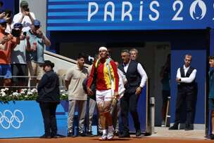 Rafael Nadal dolazi na teren
