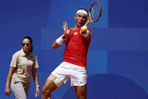 rafael nadal tokom meča