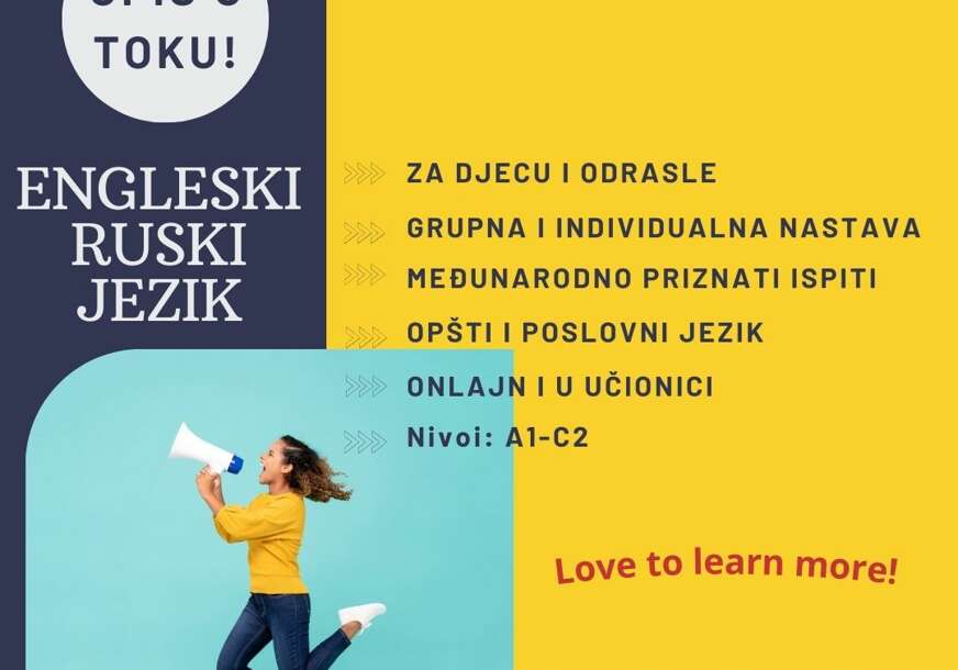 Kursevi engleskog i ruskog za sve generacije u Cambridge školi Banjaluka
