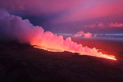 Eruptirao vulkan na Islandu, 12. put od 2021. godine: Tokovi lave izlaze iz dugih pukotina