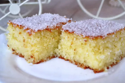 JEDNOSTAVAN I SOČAN Recept za arapski kolač od griza i kokosa koji će se mnogima svidjeti