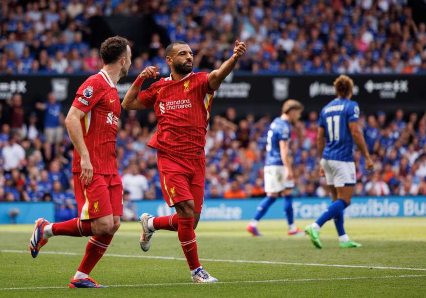(FOTO) Salah i Žota odnijeli bodove u Liverpul: Ipsvič pao u drugom poluvremenu