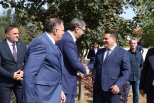 Dodik i Vučić u Stanarima