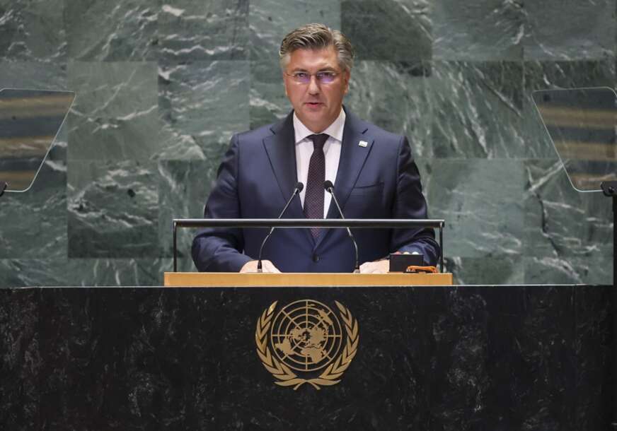 Plenković održao govor pred Generalnom skupštinom UN "Hrvatskoj je od posebnog značaja stabilnost BiH"
