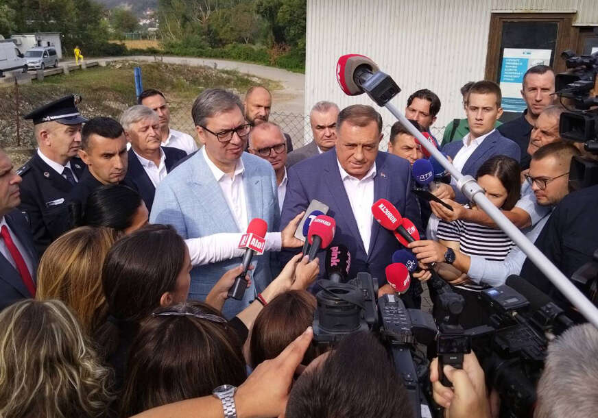 Milorad Dodik i Aleksandar Vučić u Karakaju