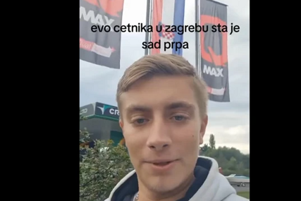 (VIDEO) "Evo četnika u Zagrebu, šta je sada prpa?" Mladić (19) iz Bijeljine provocira, objavio snimak na društvenim mrežama, HRVATI OGORČENI