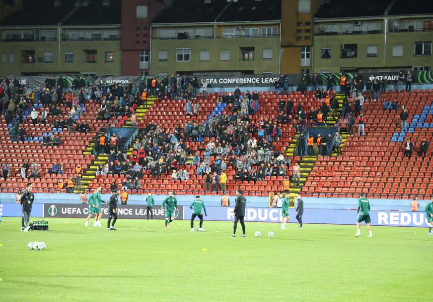 Navijači pristižu na utakmicu Borac-Panatinaikos