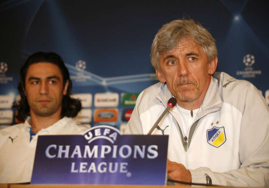 „Špaco“ vodio Apoel poslije Borca: Trofejni rekorderi Kipra, najveći uspjeh ostvarili pod Srbinom
