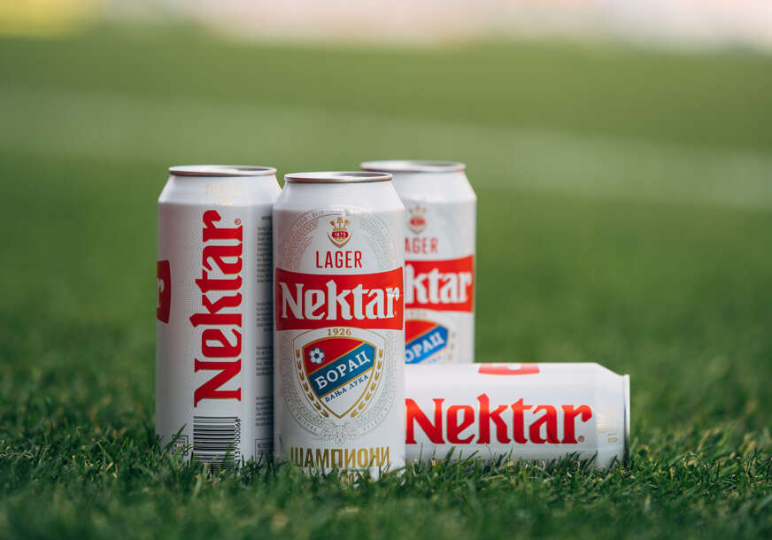 (FOTO) Zlatne stranice istorije pišemo zajedno: Stiže nova serija Nektar limenki sa oznakom FK Borac