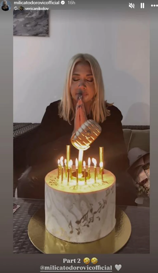 Milica Todorović slavi rođendan