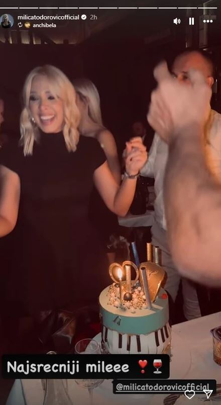 Milica Todorović proslavila rođendan