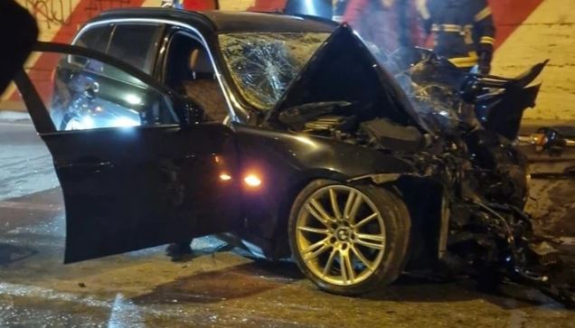 auto nakon nesreće u čačku