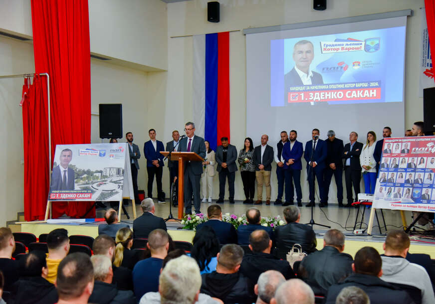 (FOTO) "Kotor Varoš je postao bolje mjesto za život" Zdenko Sakan na tribini PDP najavio nove projekte