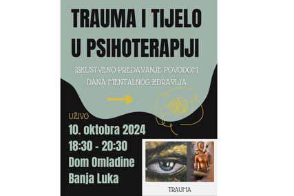 Kako njegovati mentalno zdravlje: Inspirativna predavanja psihoterapeuta i umjetnika u Domu omladine
