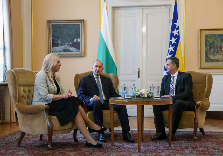 (FOTO) Cvijanovićeva se sastala sa predsjednikom Bugarske "Želimo da razvijamo još bolju saradnju sa Sofijom"