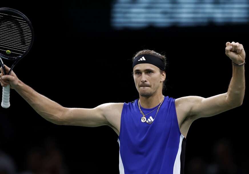 Zverev slavi pobjedu
