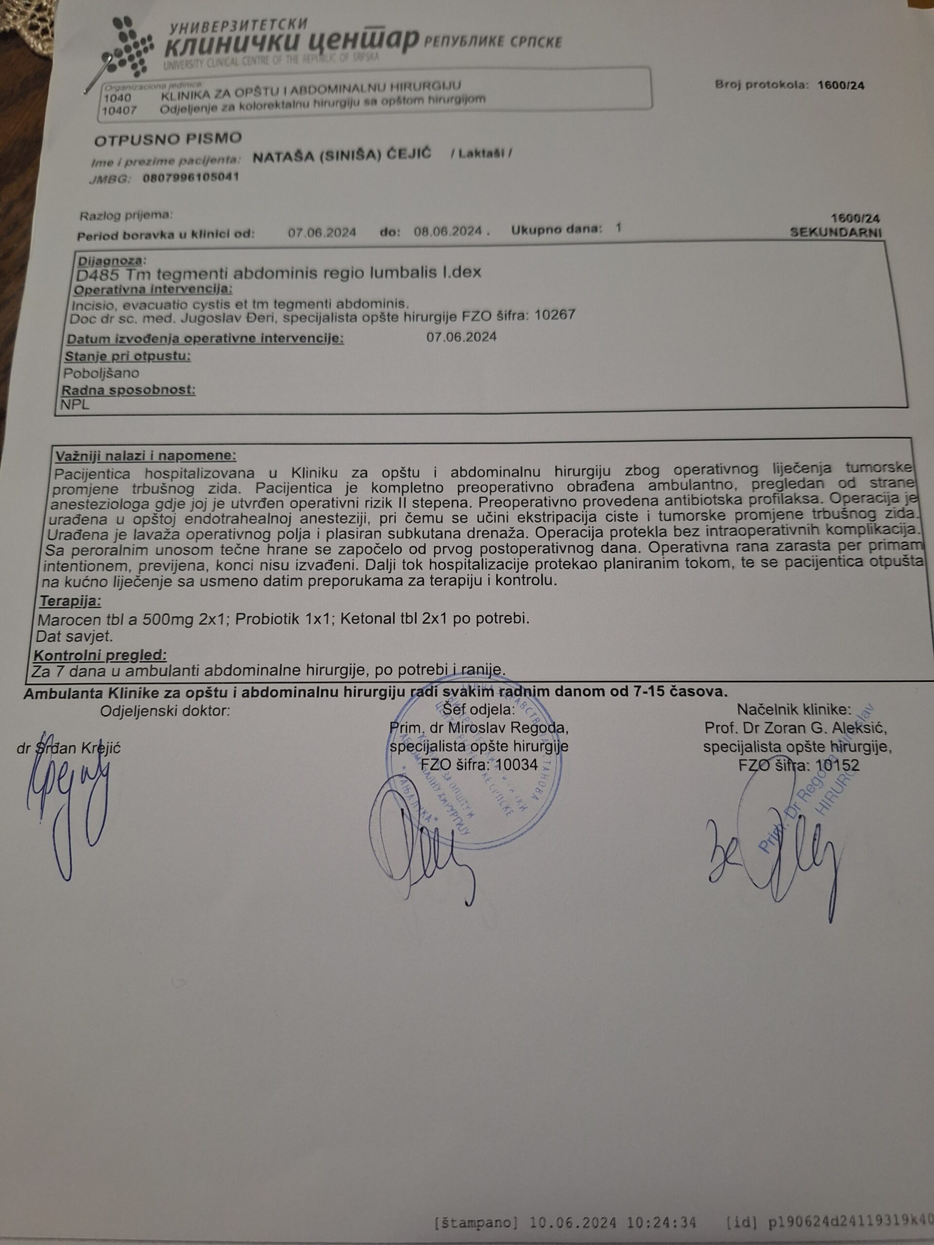 FOTO: USTUPLJENA FOTOGRAFIJA