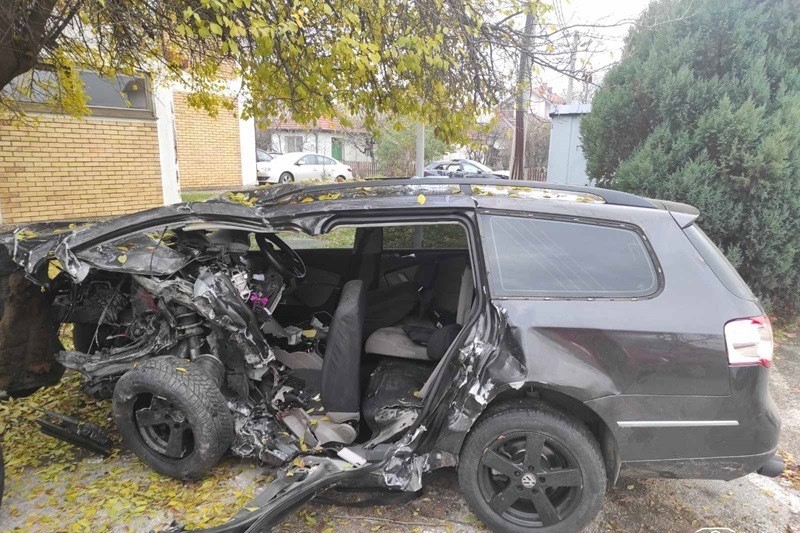 Polupano auto nakon nesreće