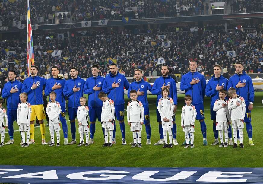 reprezentacija BiH koja je izgubila od Njemačke 0:7