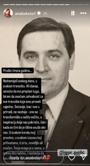ana bekuta, objava