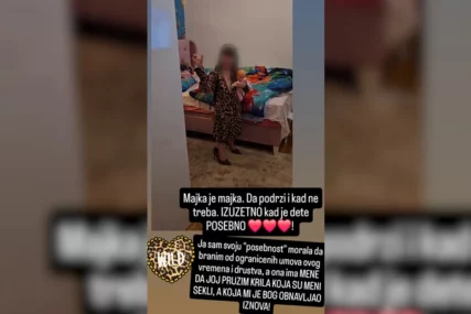 (VIDEO) MALA JOVANA JEREMIĆ Kćerka voditeljke obula mamine štikle i tigrastu haljinu, Lea postala hit na društvenim mrežama