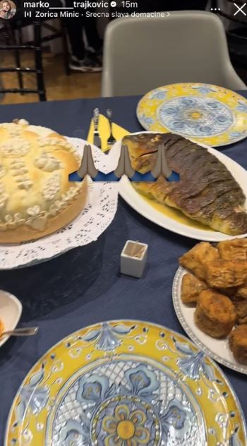 Slava u domu Radiše Trajkovića Đanija