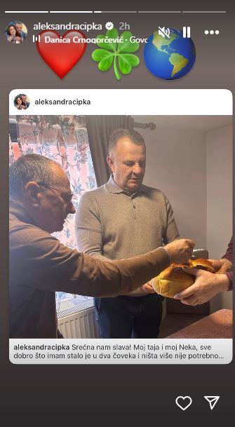 aleksandra tadic cipka slavi svetog nikolu