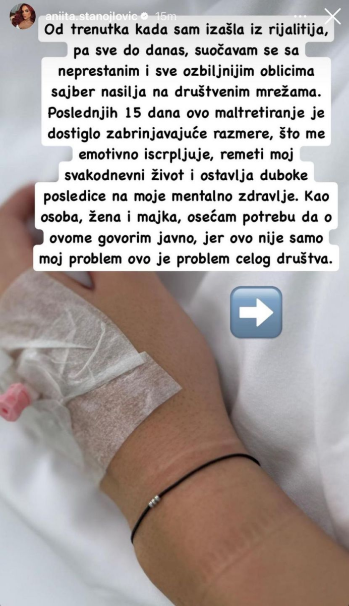 FOTO: ANIITA.STANOJLOVIC/INSTAGRAM/SCREENSHOT