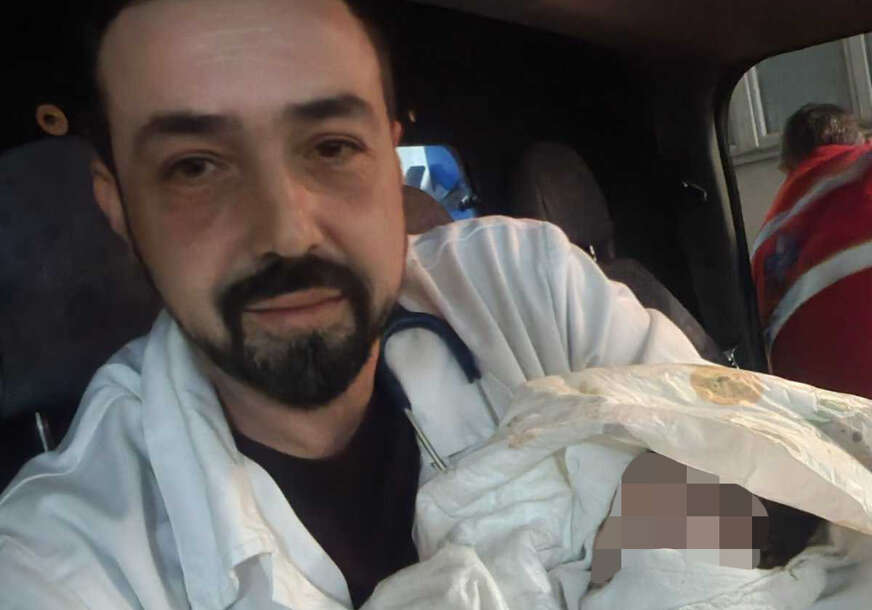 (FOTO) "SVE VRIJEME SAM DJEVOJČICU DRŽAO U RUKAMA" Oglasio se ljekar koji je zbrinuo bebu pronađenu u kontejneru