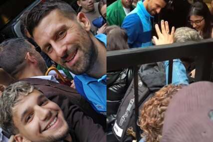 Novak Đoković se fotografiše sa fanom