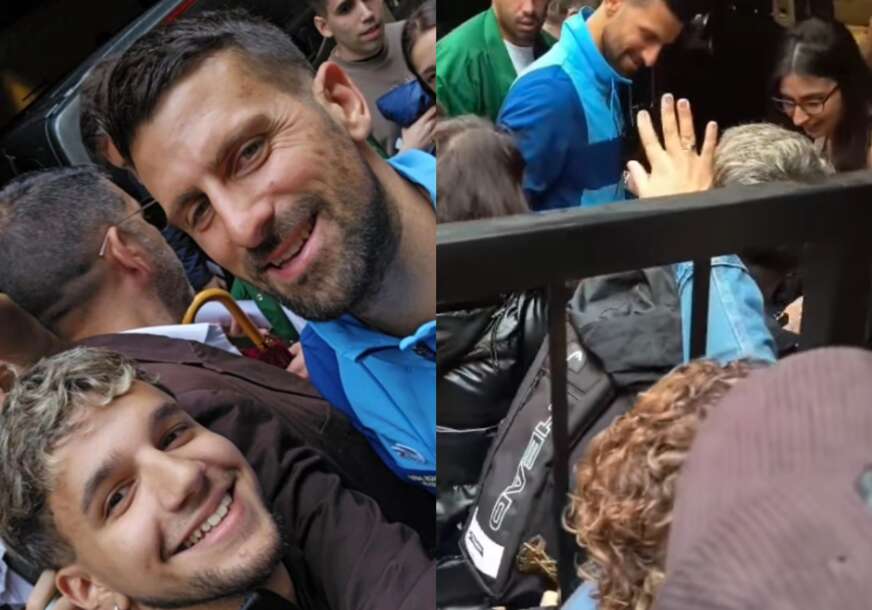Novak Đoković se fotografiše sa fanom