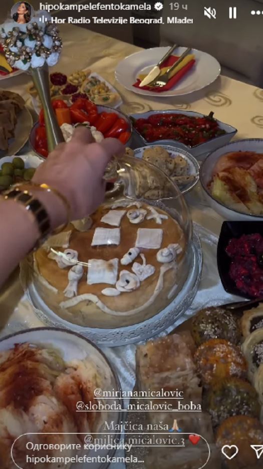 Slavska trpeza u Domu Mićalovića