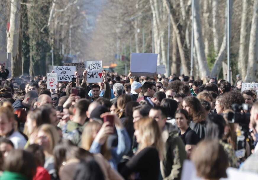 rotest studenata u kampusu