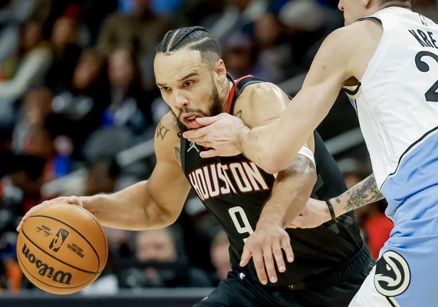 (FOTO) Atlanta poražena od Hjustona na domaćem terenu: Borbeni Hoksi na kraju ispustili pobjedu, Bogdan bez minutaže